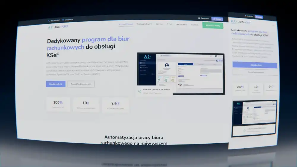 AkoKsef - Mockup programu do faktur i obsługi KSeF